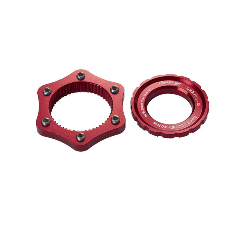 Load image into Gallery viewer, Reverse-Center-Lock-to-6-Bolt-Adapter-Disc-Rotor-Parts-and-Lockrings-DSRT0821
