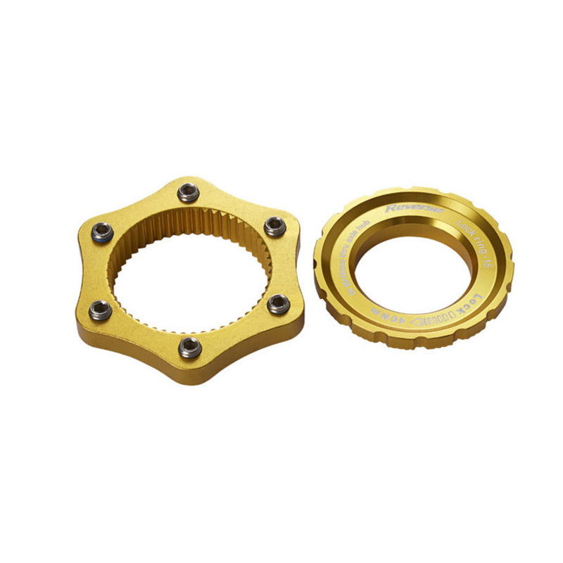 Load image into Gallery viewer, Reverse-Center-Lock-to-6-Bolt-Adapter-Disc-Rotor-Parts-and-Lockrings-DSRT0819
