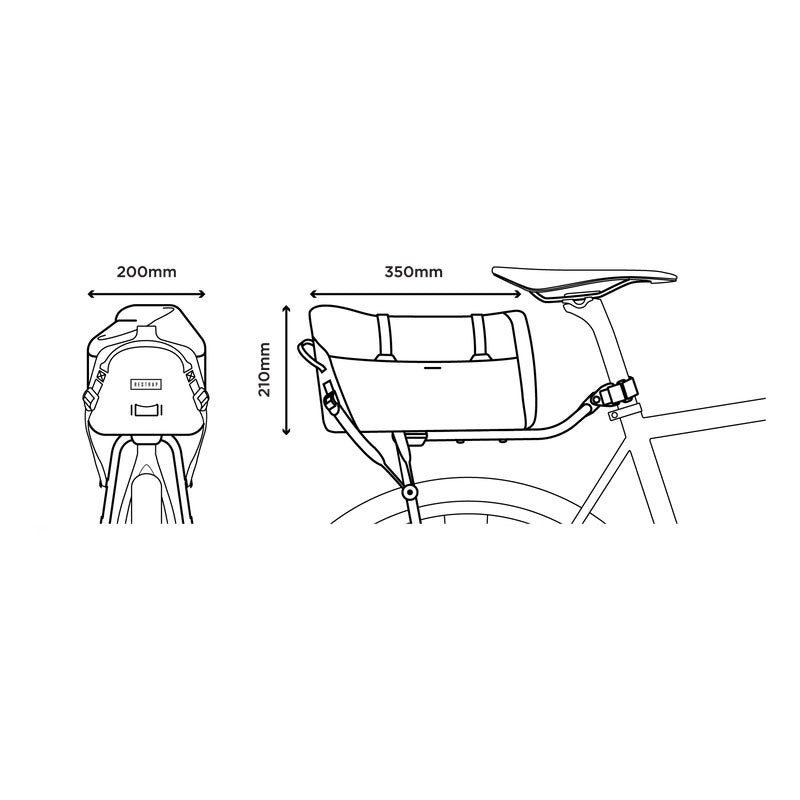 Load image into Gallery viewer, Restrap Switch Top Bag, 15L, Black NLA