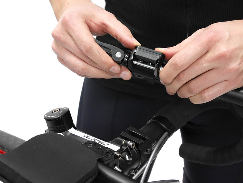 Load image into Gallery viewer, Redshift Sports Quick Release Aero Bar, Alloy, S-Bend, 31.8mm, Black