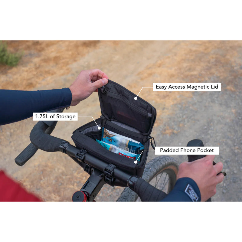 Load image into Gallery viewer, Redshift Sports Top Shelf Handlebar Bag, Black