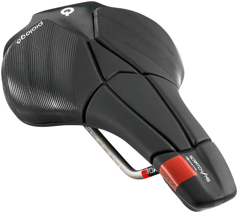 Load image into Gallery viewer, Prologo Dimension AGX Saddle - Black 143mm Width Ti-Rox Rails Synthetic
