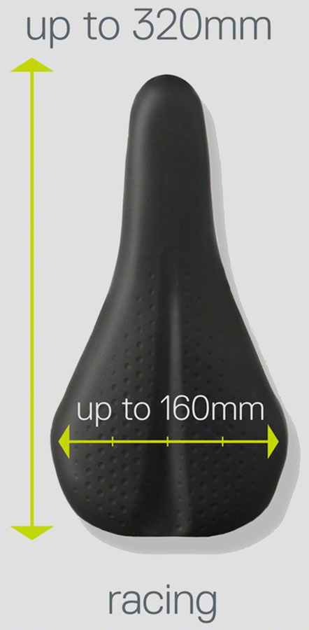 Load image into Gallery viewer, Delta HexAir Saddle Cover - Racing, Black Super Flexible, Stretchy Silicone