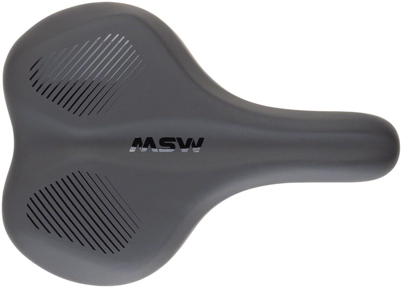 Load image into Gallery viewer, MSW SDL-192 Spin Fitness Saddle - Black Soft-Touch Cover High Density Foam