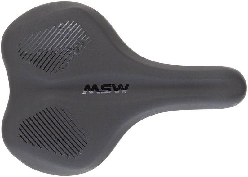 Load image into Gallery viewer, MSW SDL-192 Spin Fitness Saddle - Black Soft-Touch Cover High Density Foam