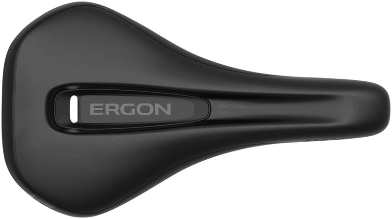 Load image into Gallery viewer, Ergon SM Enduro Saddle - Black Medium/Large Mens Synthetic, Chromoly Rails