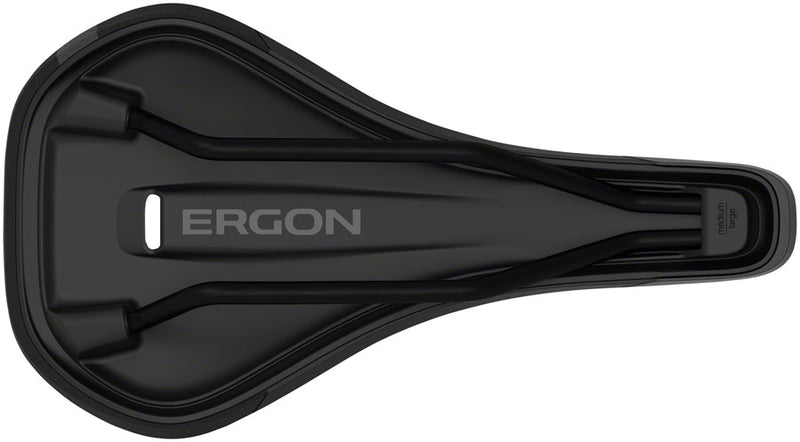 Load image into Gallery viewer, Ergon SM Enduro Comp Saddle - Black Medium/Large Synthetic, Chromoly Rails
