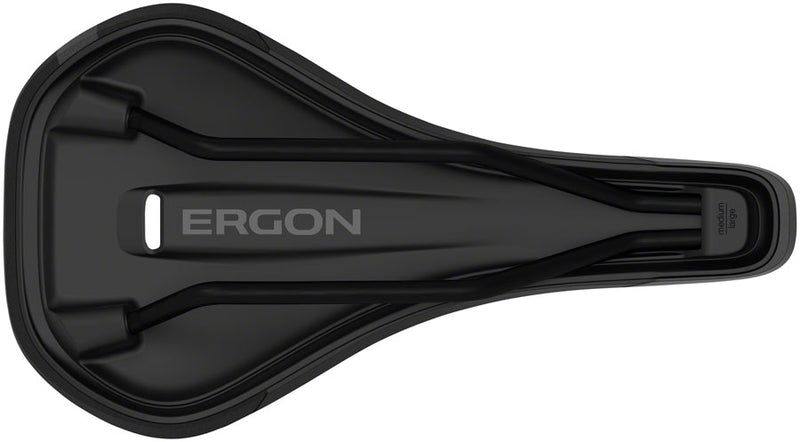 Load image into Gallery viewer, Ergon SM Enduro Comp Saddle - Black Medium/Large Synthetic, Chromoly Rails