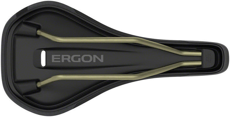 Load image into Gallery viewer, Ergon SM Enduro Pro Saddle - Black Small/Medium Solid Titanium Rails