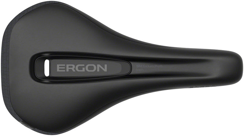 Load image into Gallery viewer, Ergon SM Enduro Pro Saddle - Black Medium/Large Solid Titanium Rails