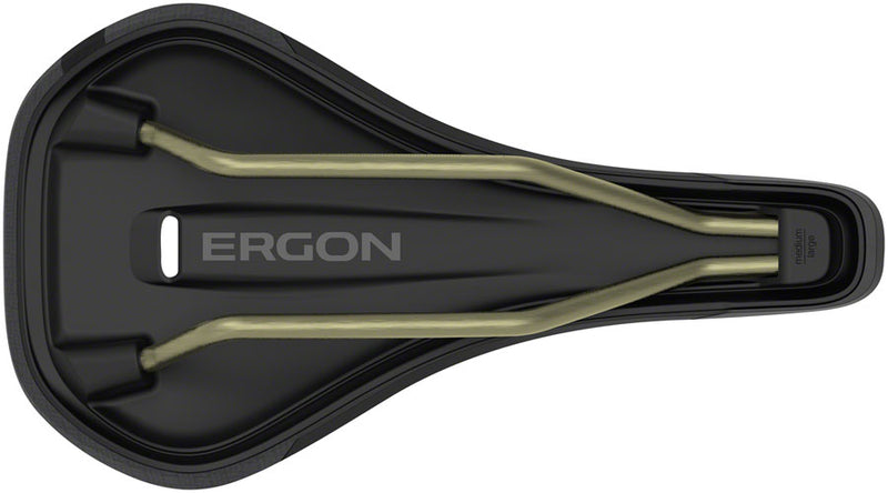 Load image into Gallery viewer, Ergon SM Enduro Pro Saddle - Black Medium/Large Solid Titanium Rails