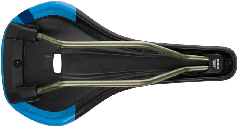 Load image into Gallery viewer, Ergon SM Pro Saddle SM/MD - Midsummer Blue Includes Topeak QuickClick Adaptor