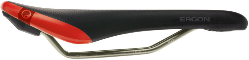 Load image into Gallery viewer, Ergon SM Pro Saddle - Risky Red Micfrofiber Cover Topeak QuickClick Adaptor