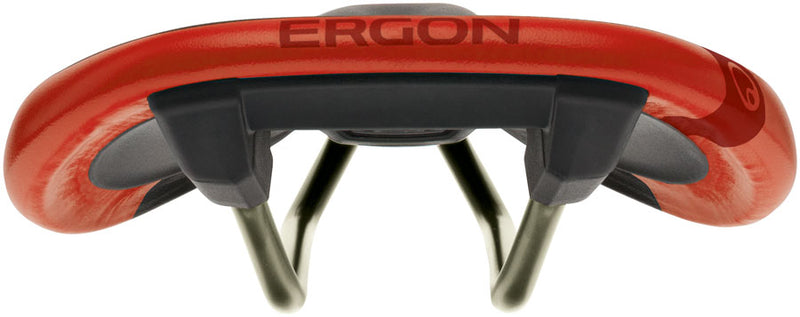 Load image into Gallery viewer, Ergon SM Pro Saddle - Risky Red Micfrofiber Cover Topeak QuickClick Adaptor