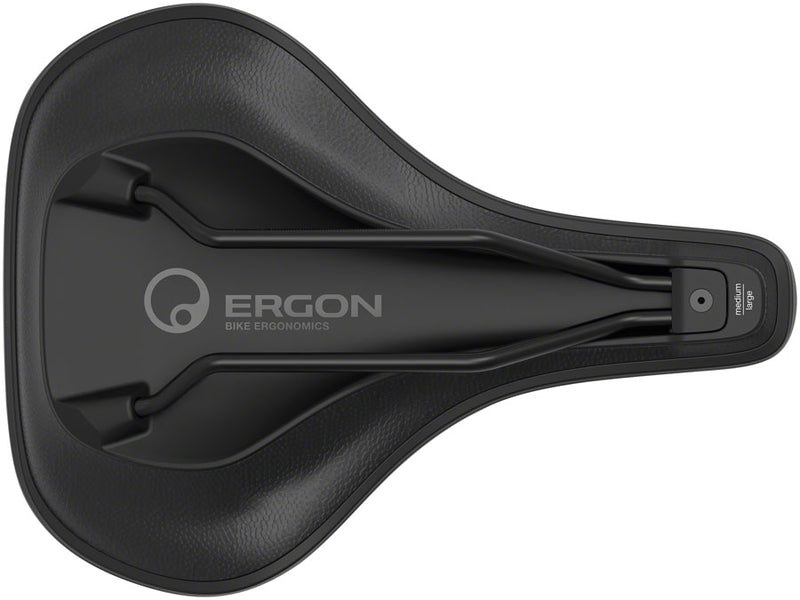 Load image into Gallery viewer, Ergon SC Core Prime Saddle MD/LG - Black/Gray Microfiber Cover Orthopedic Foam