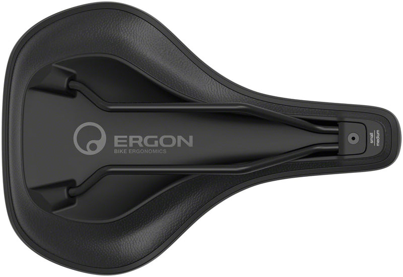 Load image into Gallery viewer, Ergon SC Core Prime Saddle - Black/Gray Microfiber Cover Orthopedic Foam