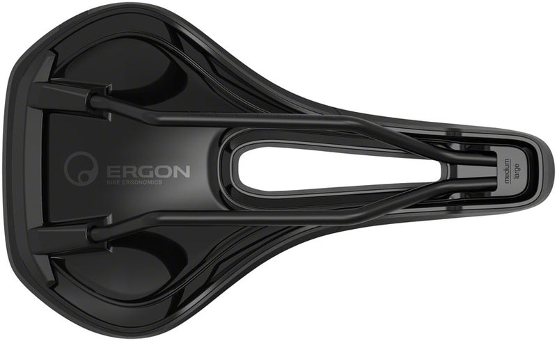 Load image into Gallery viewer, Ergon SMC Saddle - Black Microfiber Cover Orthopedic Comfort Foam
