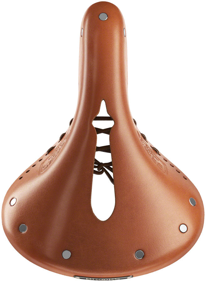 Load image into Gallery viewer, Brooks B17 Carved Saddle - Brown 175mm Width Leather Chrome Rails Unisex