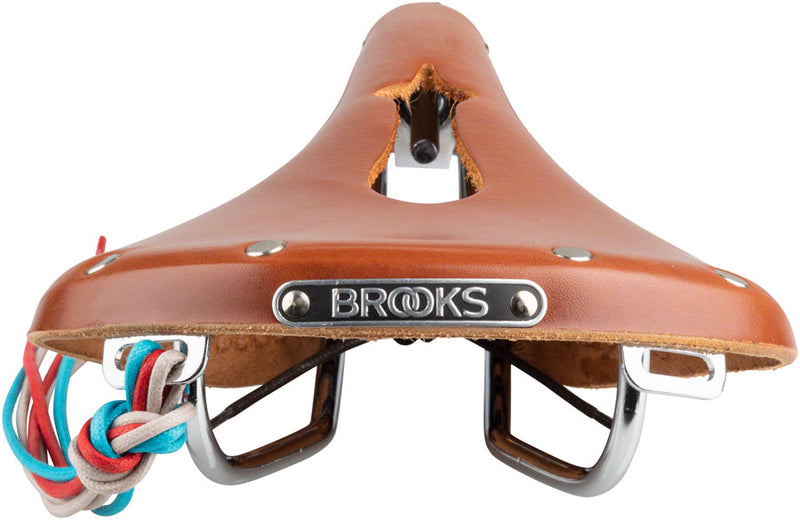 Load image into Gallery viewer, Brooks B17 Carved Saddle - Brown 175mm Width Leather Chrome Rails Unisex

