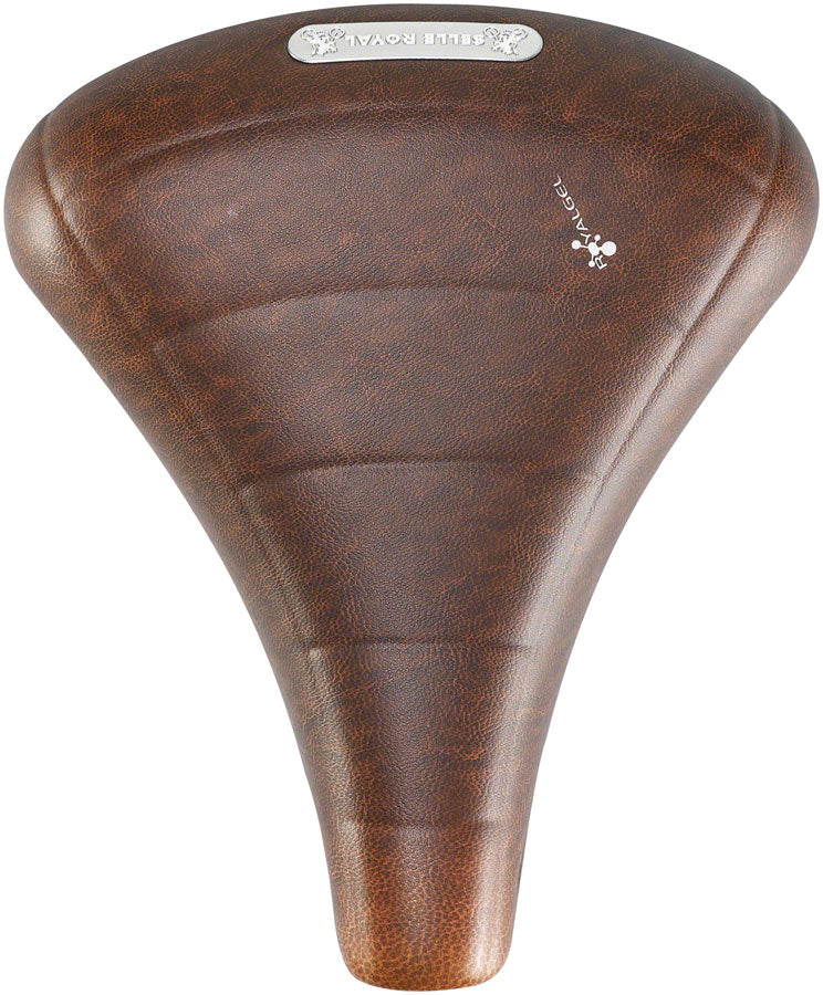 Load image into Gallery viewer, Selle Royal Ondina Saddle - Brown 214mm Width Steel Rails Synthetic
