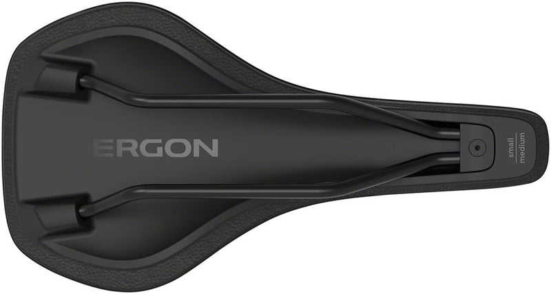 Load image into Gallery viewer, Ergon SR Allroad Core Comp Saddle SM/MD - Black/Gray Synthetic Chromoly Rails