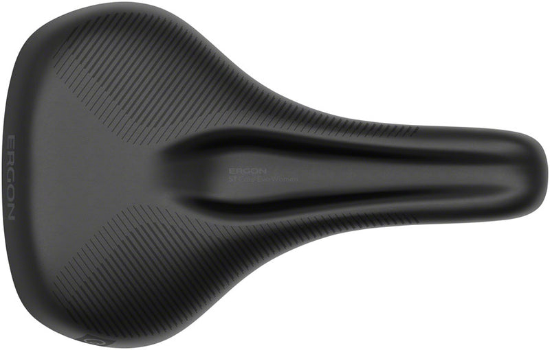 Load image into Gallery viewer, Ergon ST Core Evo Women's Saddle - Black/Gray 172mm Width Synthetic Mens
