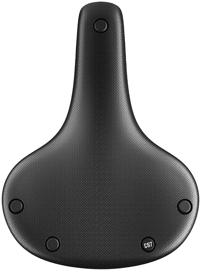 Load image into Gallery viewer, Brooks C67 Saddle - Black Shockproof, Weatherproof, And Abrasion Resistant