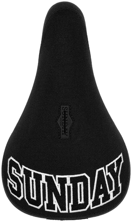 Load image into Gallery viewer, Sunday Blockhead BMX Seat - Pivotal, Black/White, Fat