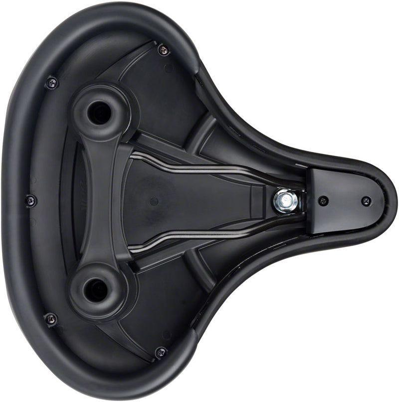 Load image into Gallery viewer, MSW Cruiser Saddle - Memory Foam, Soft Touch Cover, Steel, Black