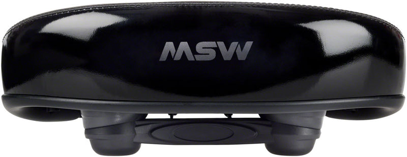Load image into Gallery viewer, MSW Cruiser Saddle - Memory Foam, Soft Touch Cover, Steel, Black