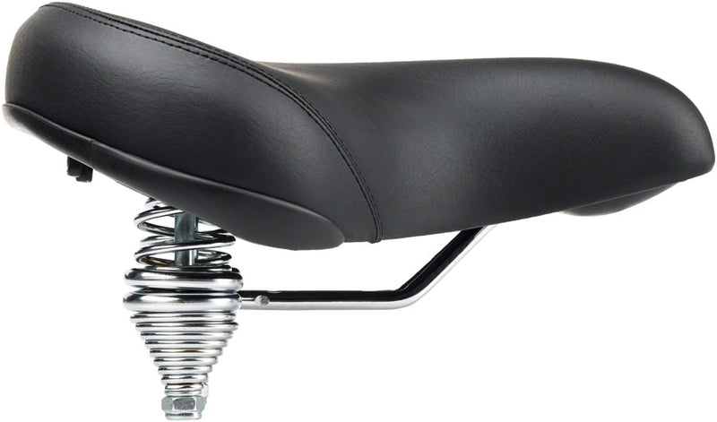 Load image into Gallery viewer, MSW Cruiser Saddle - Springs, Steel, Black
