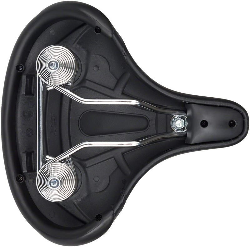 Load image into Gallery viewer, MSW Cruiser Saddle - Springs, Steel, Black