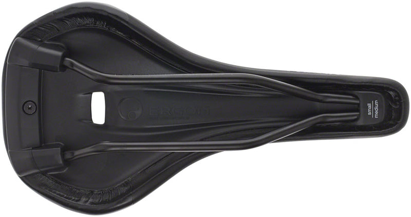 Load image into Gallery viewer, Ergon SM Pro Saddle - Black TiNox Rails Includes Topeak QuickClick Adaptor