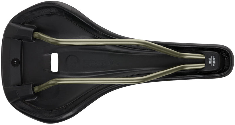Load image into Gallery viewer, Ergon SM Pro Saddle - Black TiNox Rails Includes Topeak QuickClick Adaptor