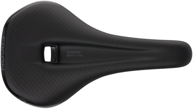Load image into Gallery viewer, Ergon SM Pro Saddle - Black Ti Rails Includes Topeak QuickClick Adaptor