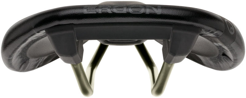 Load image into Gallery viewer, Ergon SM Pro Saddle - Black Ti Rails Includes Topeak QuickClick Adaptor