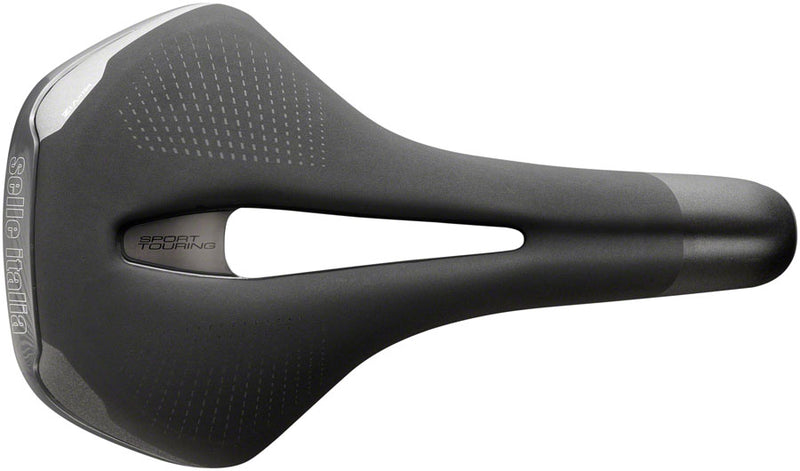 Load image into Gallery viewer, Selle Italia ST 5 Flow Saddle - Black 155mm Width Chromoly Rails Unisex