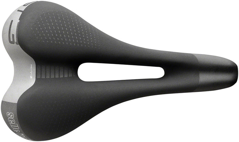 Load image into Gallery viewer, Selle Italia ST 3 Superflow Saddle - Black 160mm Width Chromoly Rails