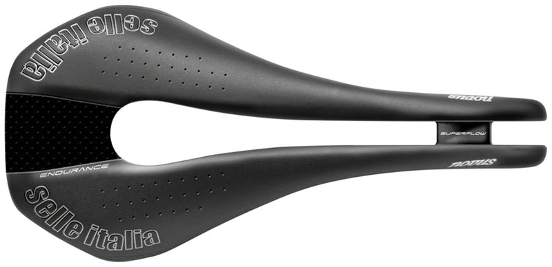 Load image into Gallery viewer, Selle Italia Novus Endurance TM Superflow Saddle - Manganese, Black, L3