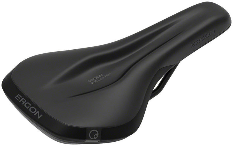 Load image into Gallery viewer, Ergon SMC Core Men's Saddle - SM/MD, Black/Gray Chromoly Rails Synthetic Mens