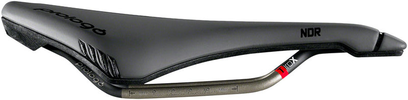 Load image into Gallery viewer, Prologo Dimension NDR Saddle - Black 143mm Width Synthetic Material
