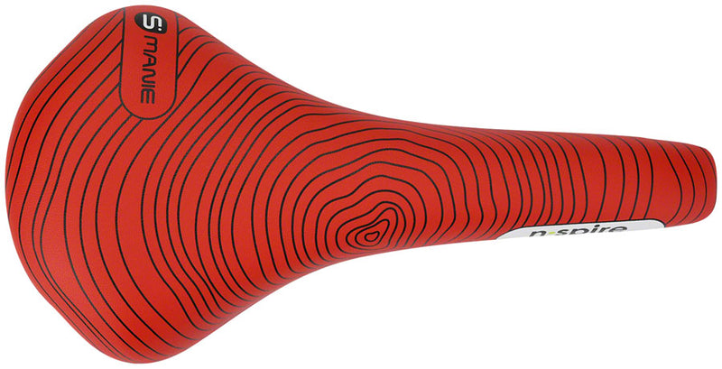 Load image into Gallery viewer, Smanie N.Spire Saddle - Chromoly, Microfiber Red, 136
