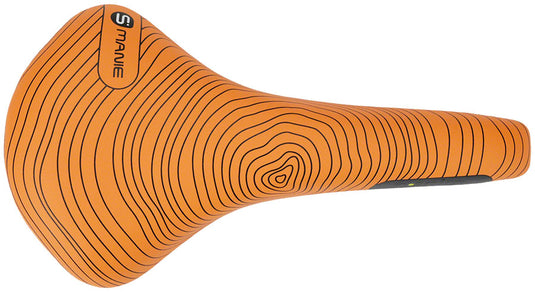 Smanie N.Spire Saddle - Chromoly, Microfiber Orange, 136