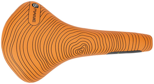 Smanie N.Spire Saddle - Chromoly, Microfiber Orange, 146