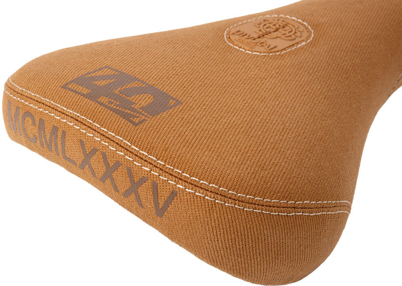 Load image into Gallery viewer, Odyssey 40th Anniversary BMX Seat - Pivotal, Fat, Brown Canvas
