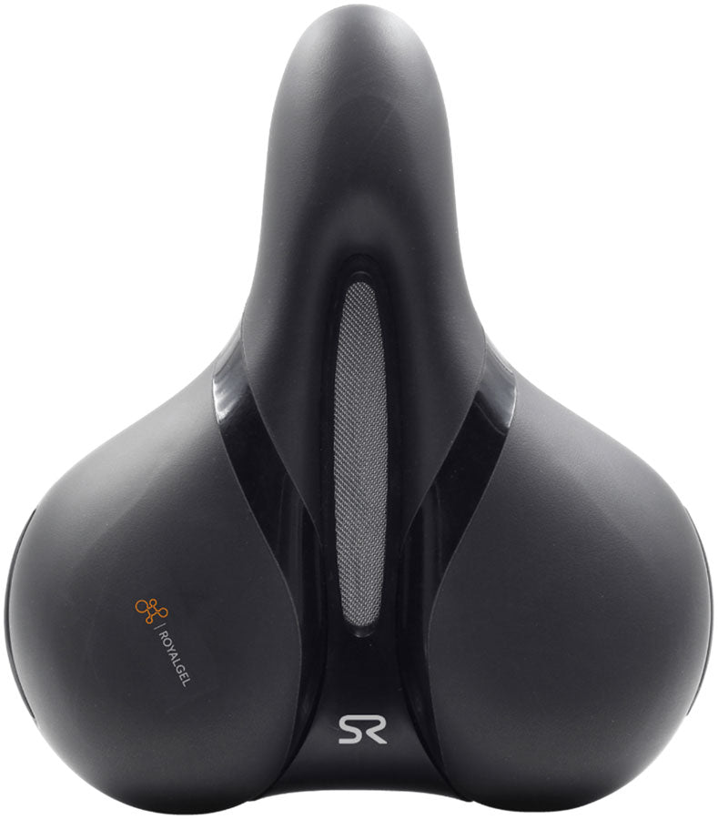 Load image into Gallery viewer, Selle Royal Respiro Stracciatella Saddle - Steel, Black, Relaxed