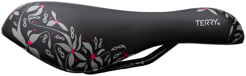 Load image into Gallery viewer, Terry Cite X Gel Saddle - Steel, Chain Blossom Pink