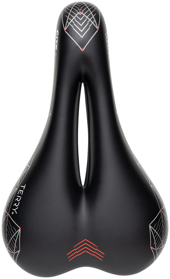 Load image into Gallery viewer, Terry Cite Y Gel Saddle - Steel, Prism Red