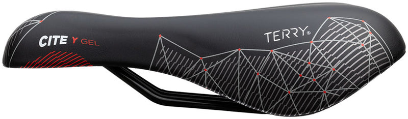 Load image into Gallery viewer, Terry Cite Y Gel Saddle - Steel, Prism Red