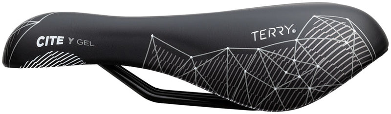 Load image into Gallery viewer, Terry Cite Y Gel Saddle - Steel, Prism White